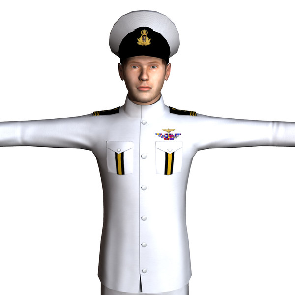 3d navy male 01 - Navy Male 01 by ignisfatuus